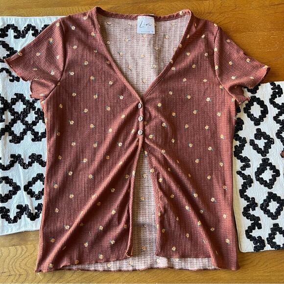 Bundle of juniors rust brown clothing dress top size medium M - Picture 2 of 7